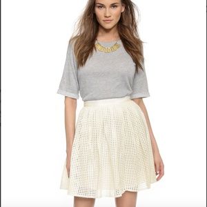 NEW $265 Joie 'Lissome' Eyelet‎ A-Line Skirt